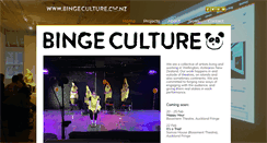 Desktop Screenshot of bingeculture.co.nz